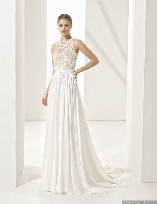 vestido noiva plissado
