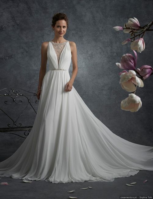 vestido noiva fechado