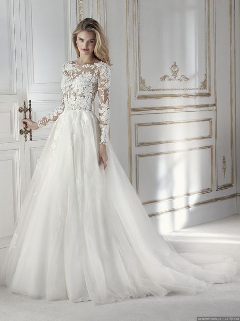 vestido noiva fechado