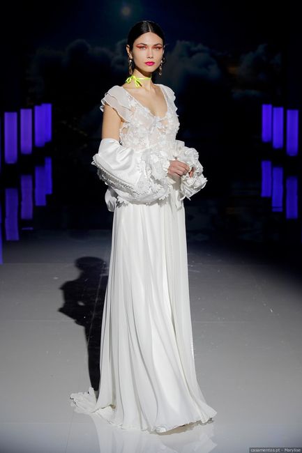 vestido noiva fechado