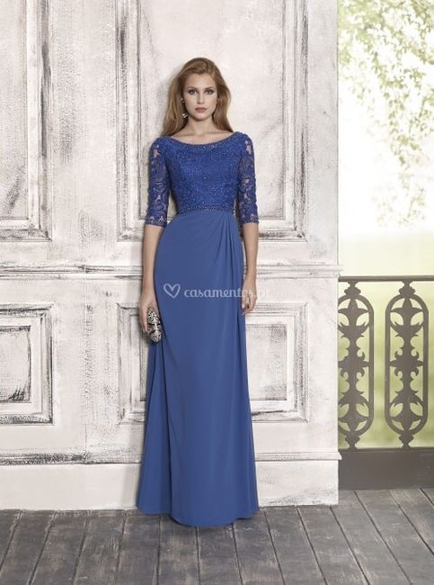 vestido azul