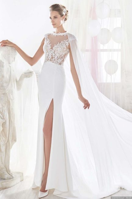 10 vestidos de noiva com racha...qual preferes? 👰 8