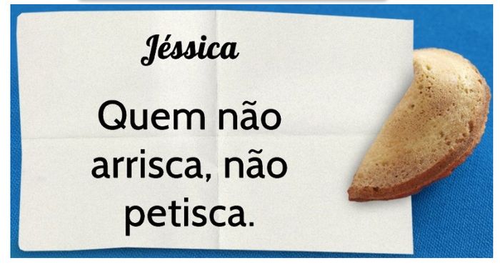 a minha bolacha da sorte é a número 7 ☺️ 1