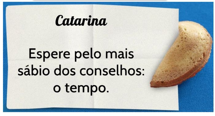 A minha bolacha da sorte é a número 3. 1