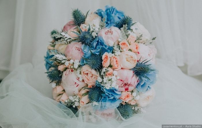 Rosa e azul bebé: as cores ideais para noivas românticas e vintage! 2
