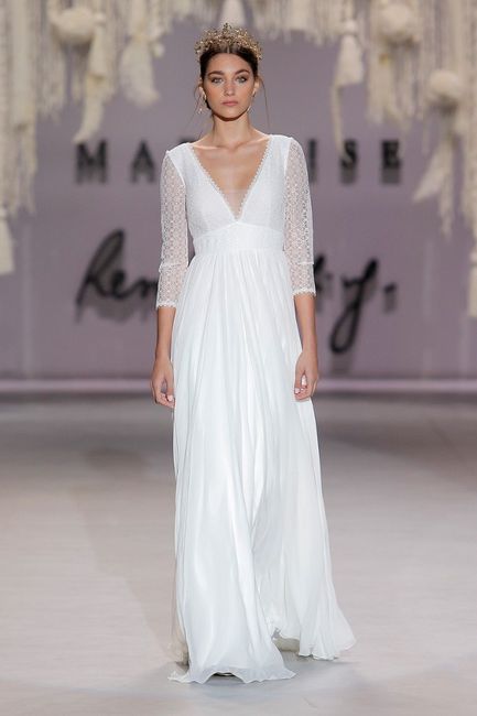 Inspirações de vestidos de noiva minimalistas.. anda escolher! 6