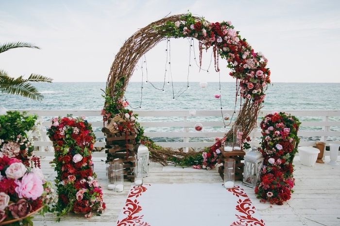 Decoração para um casamento na praia 🏖️ 1