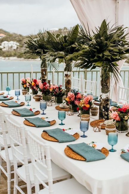 Decoração para um casamento na praia 🏖️ 2