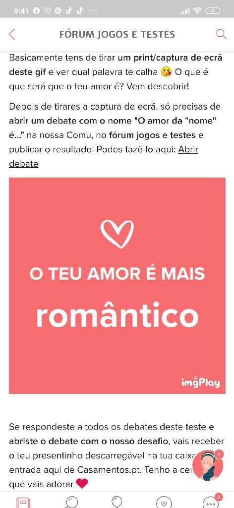 o meu amor é mais romântico - 1