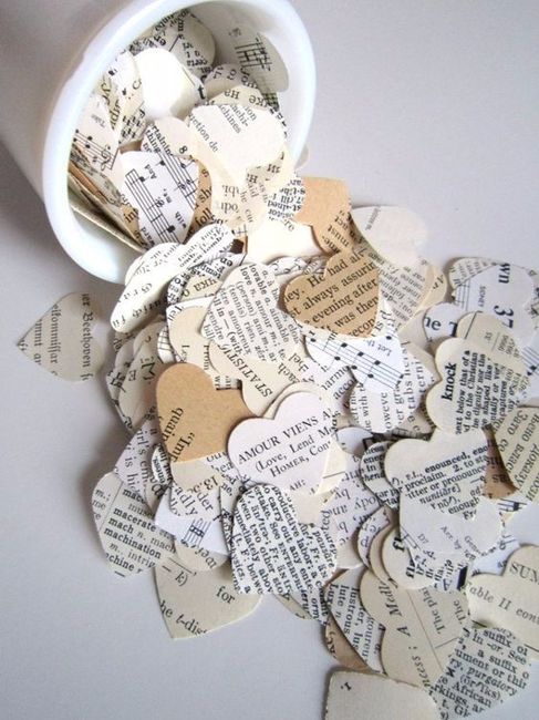confetti em papel