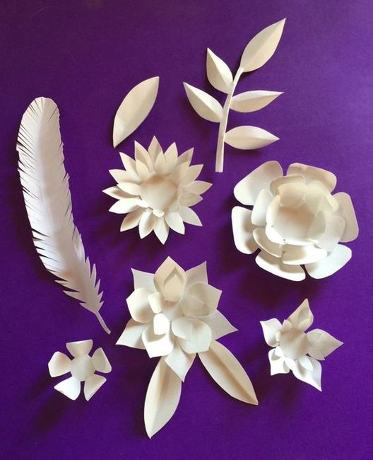 decorações em papel