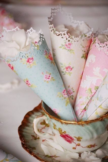 cones de papel