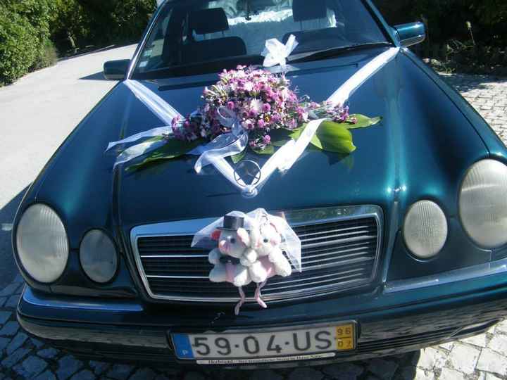 o carro da noiva