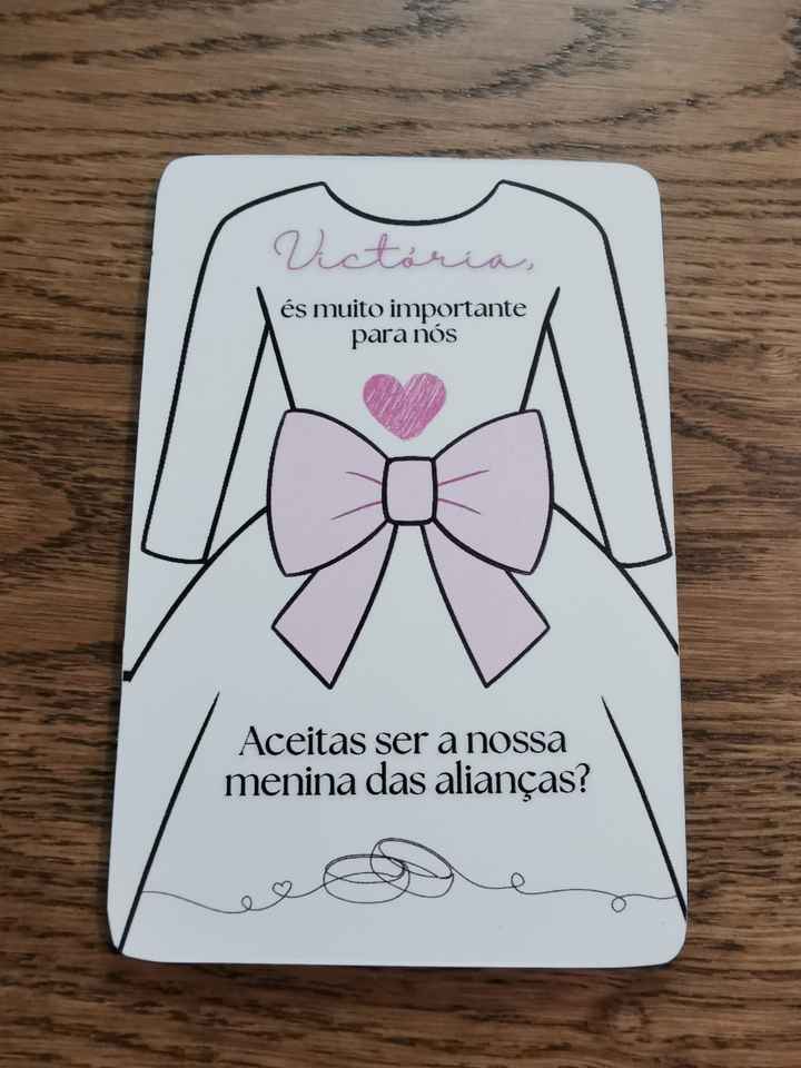 Convites Madrinha/ Damas de Honor/ Cavalheiros de Honra & Menina das Alianças + Manual - 4