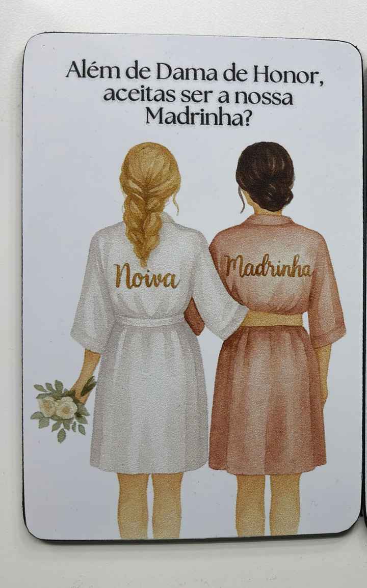 Convites Madrinha/ Damas de Honor/ Cavalheiros de Honra & Menina das Alianças + Manual - 7