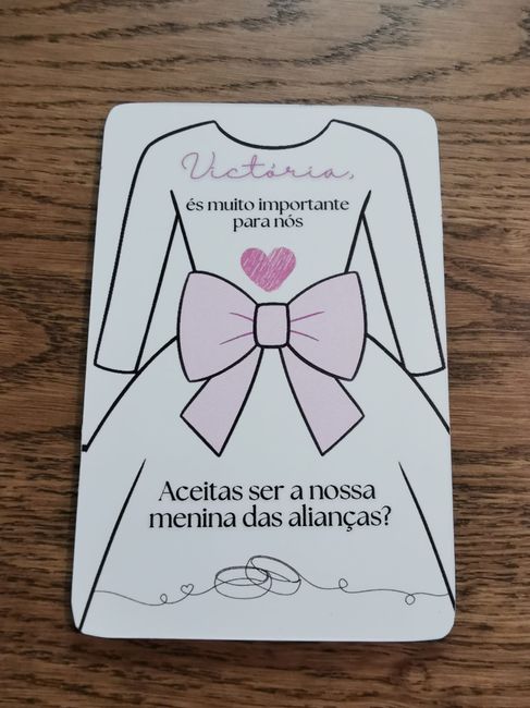 Convites Madrinha/ Damas de Honor/ Cavalheiros de Honra & Menina das Alianças + Manual - 4