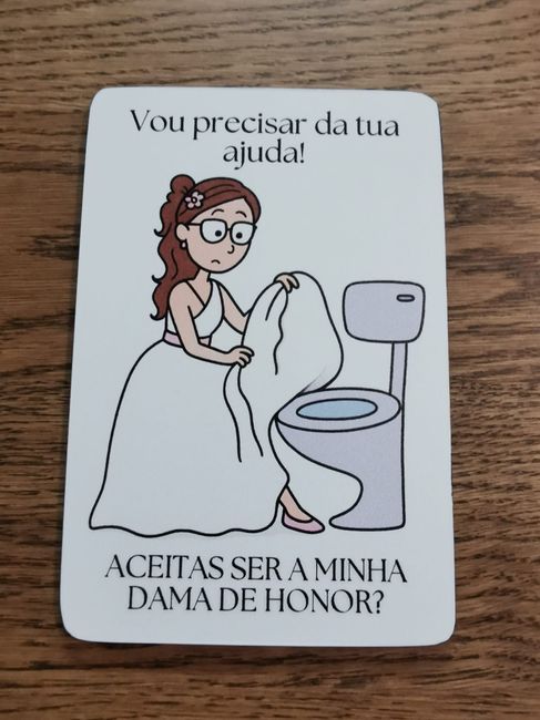 Convites Madrinha/ Damas de Honor/ Cavalheiros de Honra & Menina das Alianças + Manual - 6