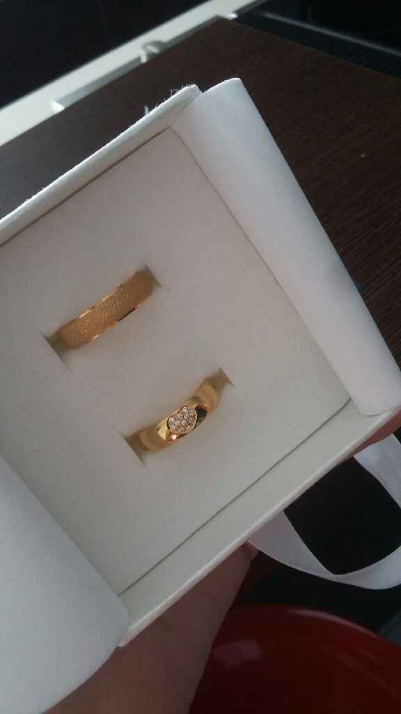 Habemus alianças 💍 - 1
