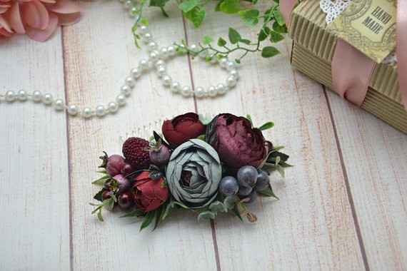 Gancho com flores