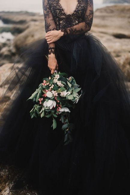 Vestidos de noiva pretos: usavam? 4