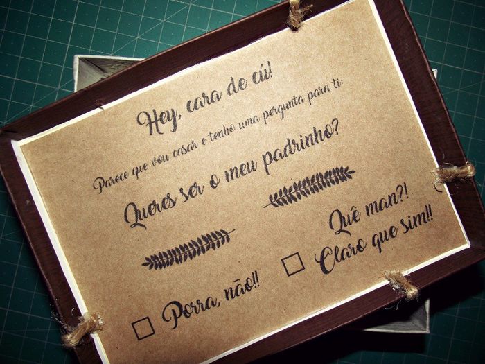 Texto do convite