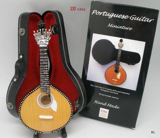 Miniatura de guitarra portuguesa 