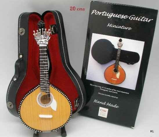 Miniatura de guitarra portuguesa 