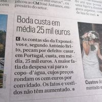 Quanto custou o vosso casamento? - 1