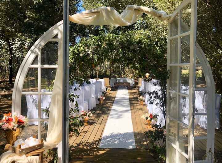 A cerimónia vai ser no exterior ou interior? 💍 - 1