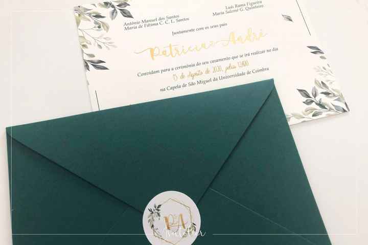 Como vão entregar os vossos convites de casamento? 💌 - 1