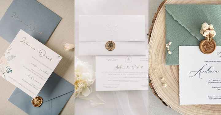 Convites de casamento: Encontra os teus! 💌 - 1
