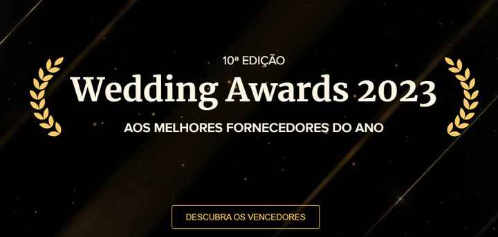 Descobre aqui os vencedores dos Wedding Awards 2023! 🏆 - 1