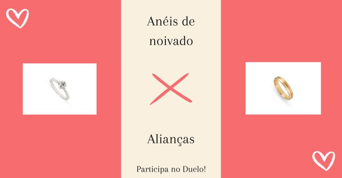 Duelo de anéis de noivado e alianças: Descobre o teu! - 1