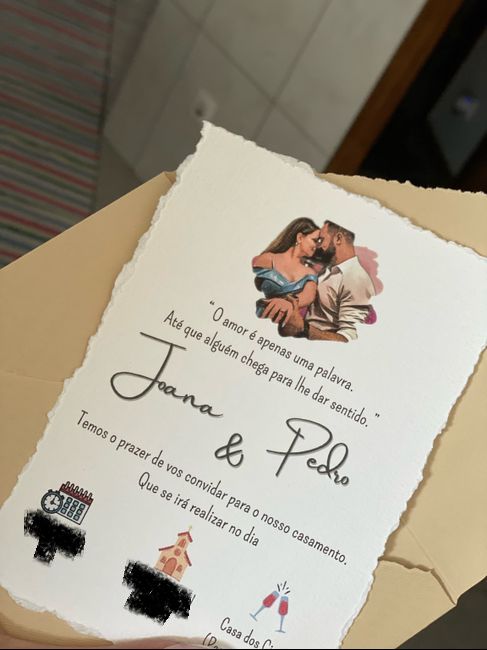 Convites de casamento: check ✔️ 2