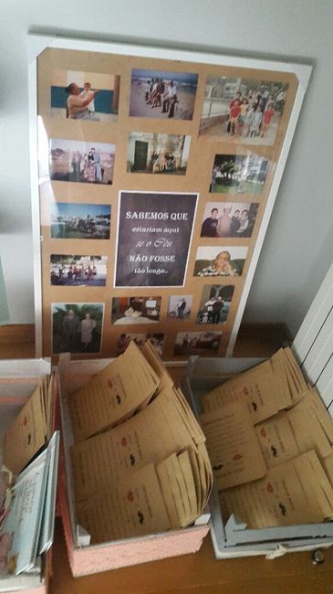 Caixas para arroz e lembranças e homenagem postuma - 1