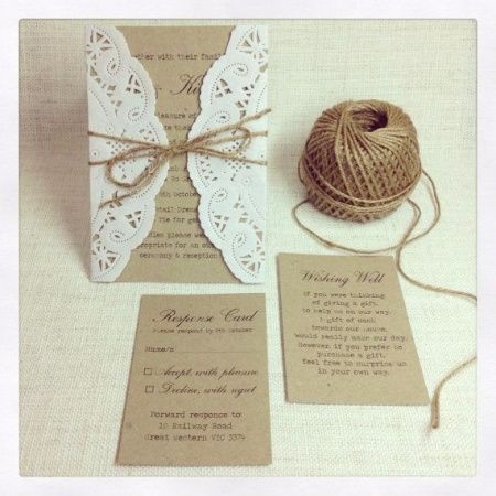 Convites Vintage/Rustico