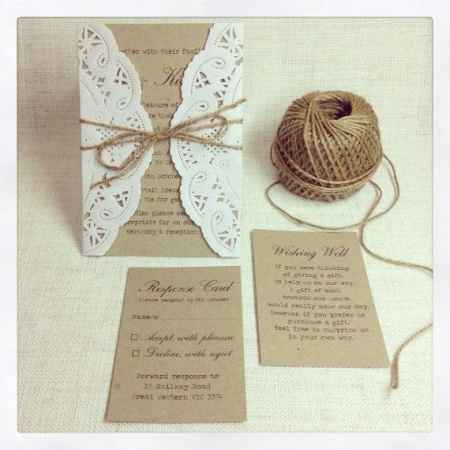Convites Vintage/Rustico