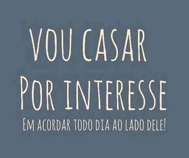 Vou casar