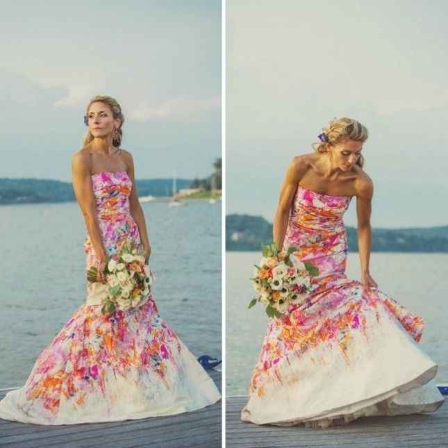 vestido de cor