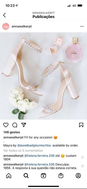 Sandálias para noivas altas ☺️ - 2