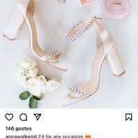 Sandálias para noivas altas ☺️ - 2