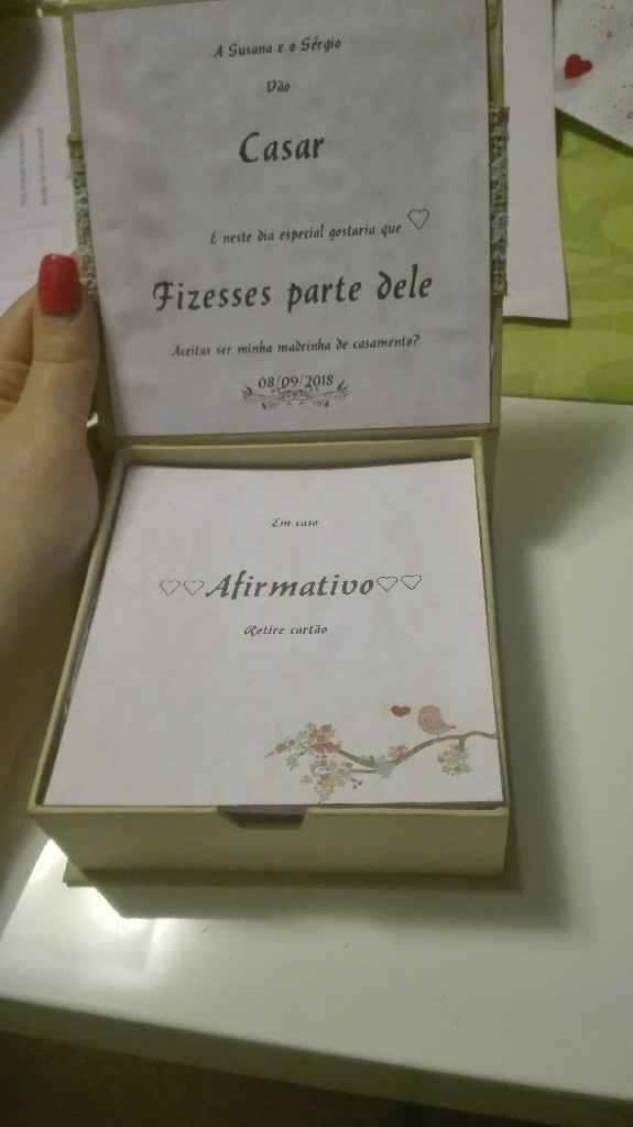Os convites de casamento para os padrinhos - 3
