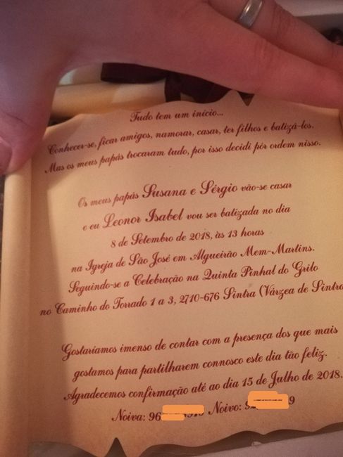 Mais um check - Convites - 2