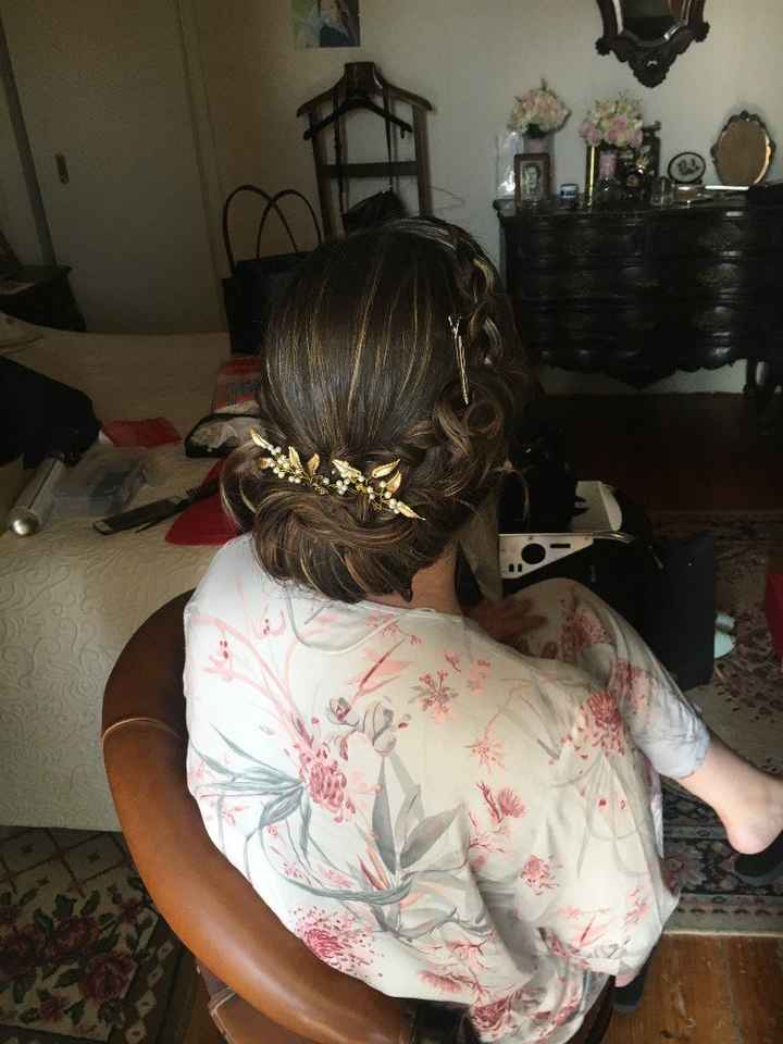 enquanto me arranjavam :P