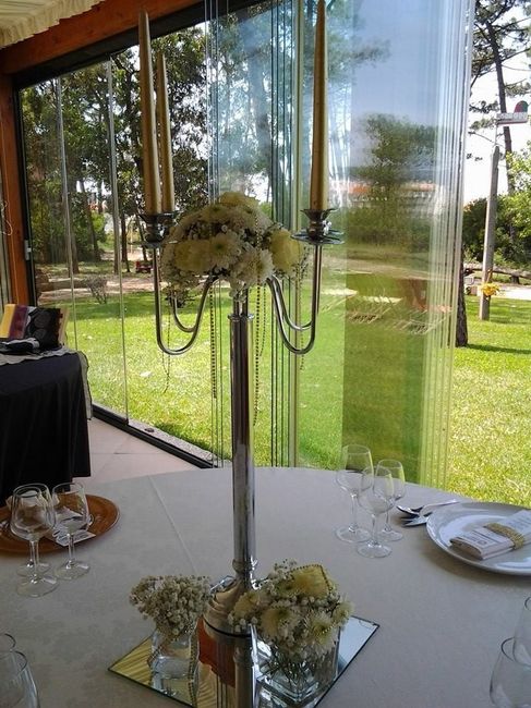 Candelabro a colocar nas mesas 