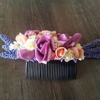 diy Acessório Floral para o Cabelo - 1