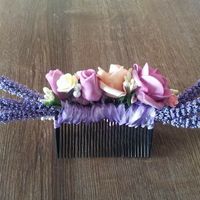 diy Acessório Floral para o Cabelo - 2