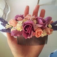 diy Acessório Floral para o Cabelo - 5