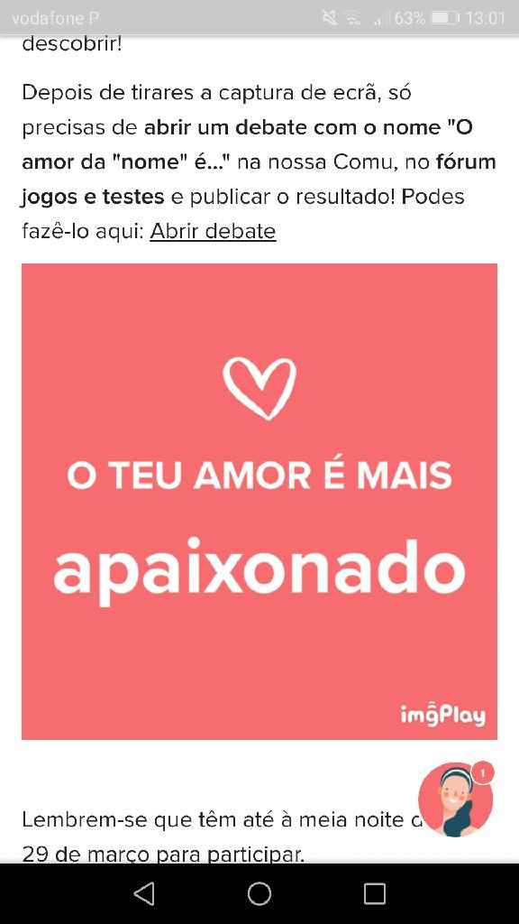 o amor da Ana é... - 1