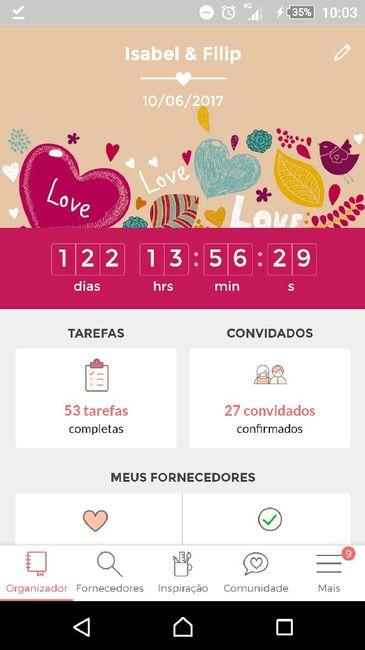 A minha história de amor - t.isabel & filip - 1